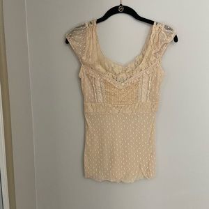 Guess Jeans Authentic Vintage Lace Top